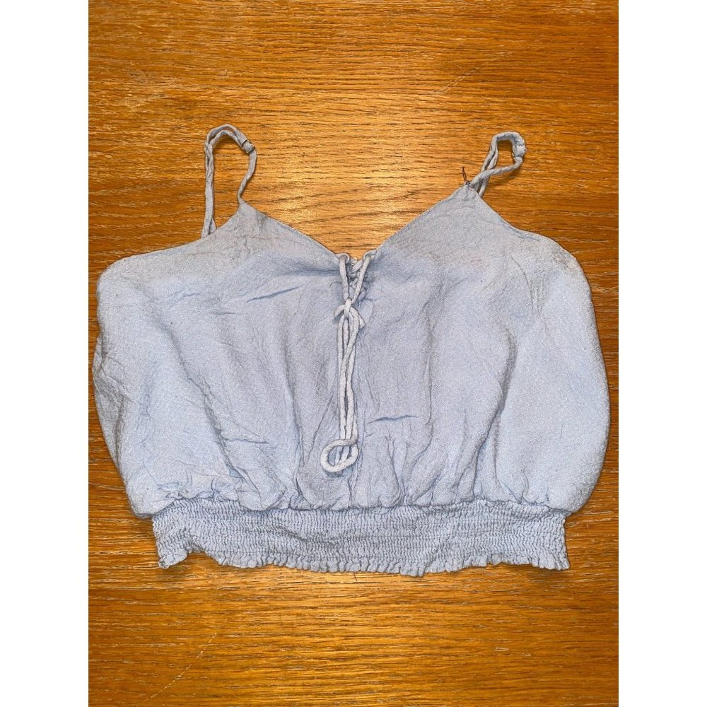 Sky & Sparrow Sleeveless Crop Top-S